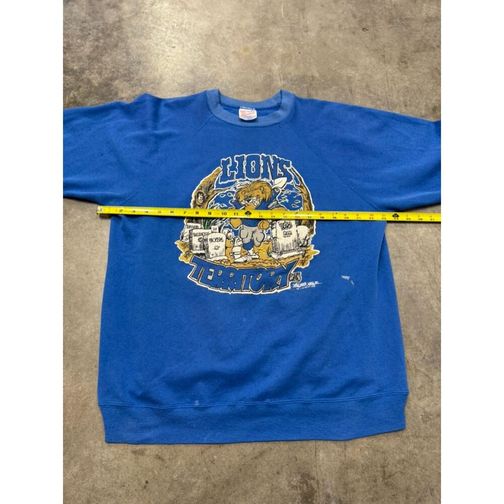 Vintage Detroit Lions Territory Crewneck - Picture 7 of 8